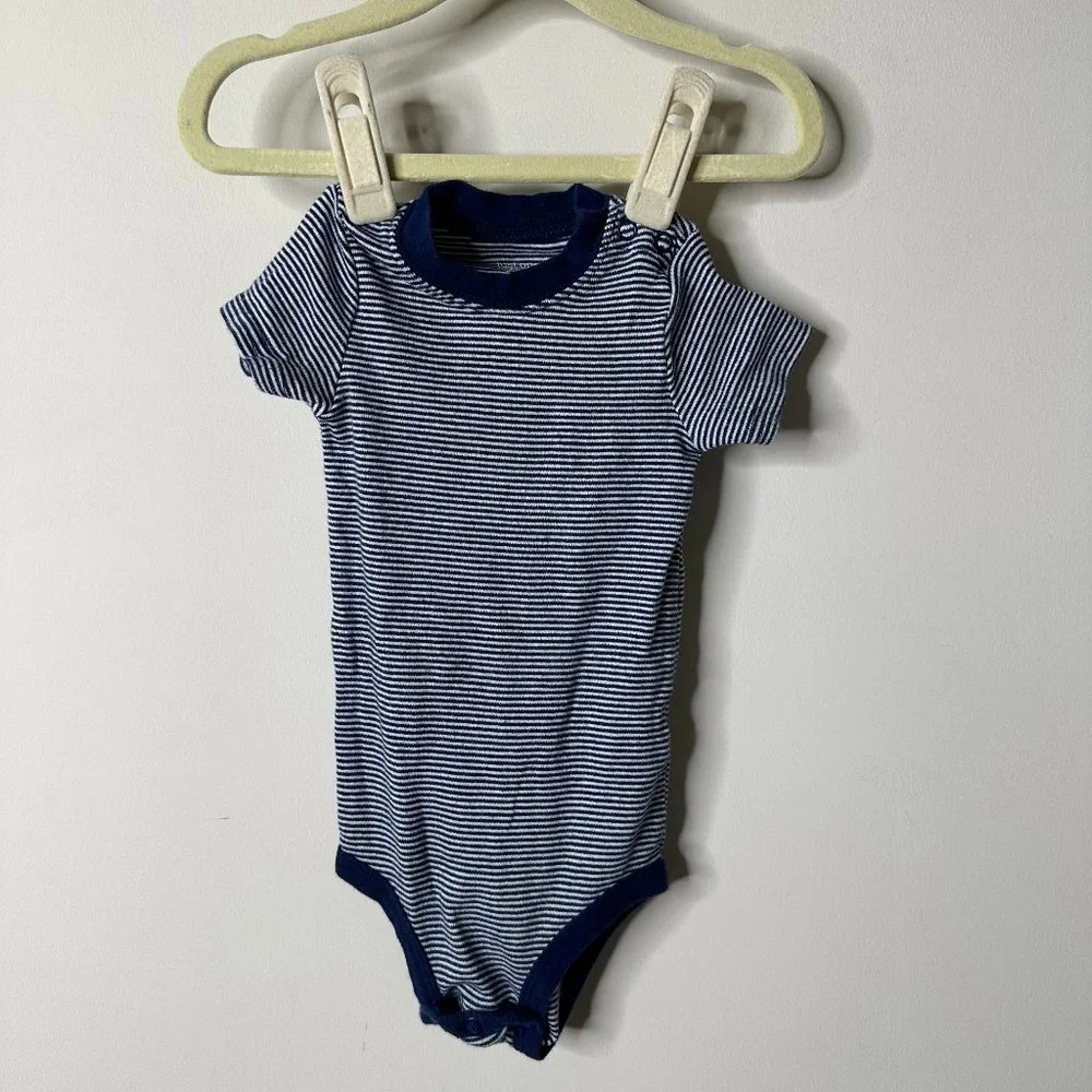 Just one You Blue Striped One Piece 9M